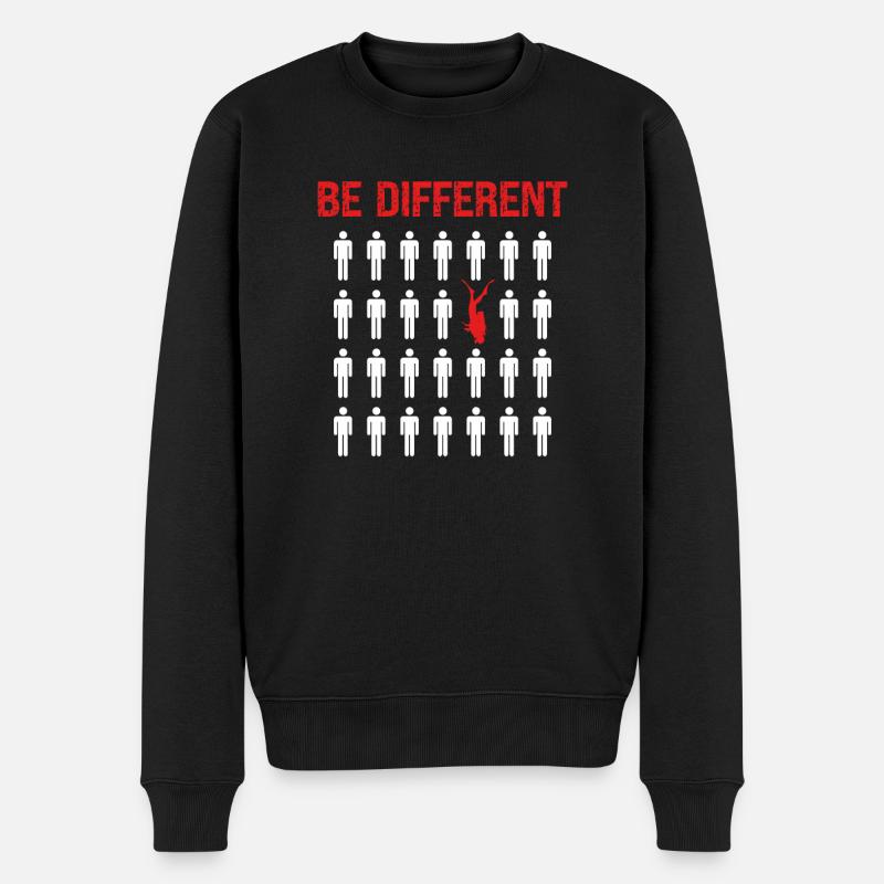 Les plongeurs sont différents - Pull Premium bio Homme - noir