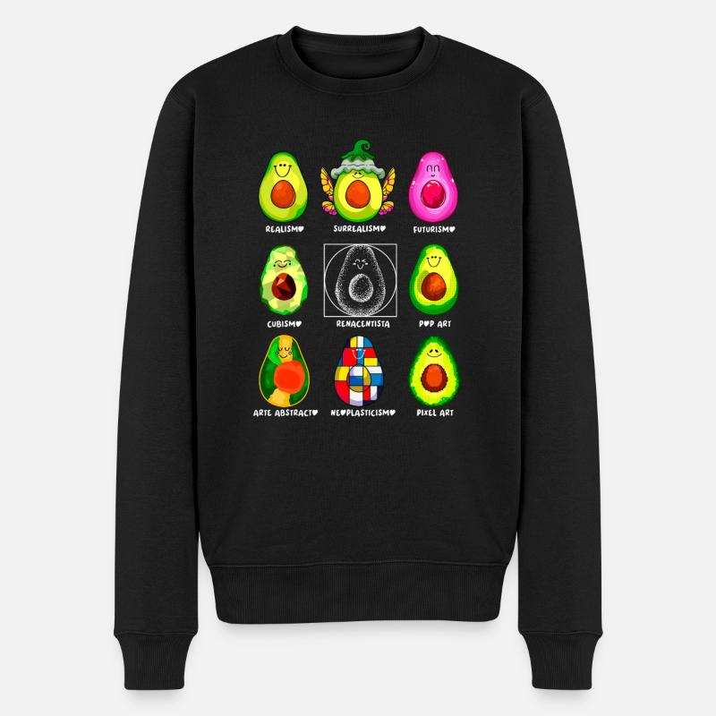 Histoire de l’art Avocats Kawaii - Pull Premium bio Homme - noir