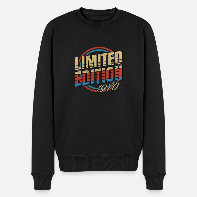 Edition Limitée 1970 Millésime - Pull Premium bio Homme - noir