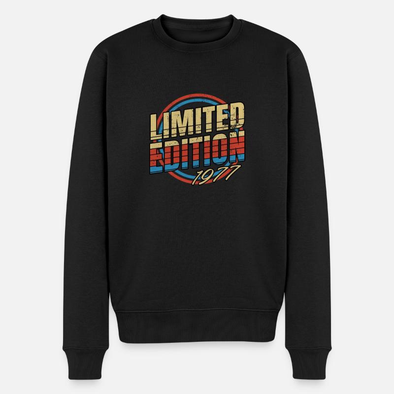 Edition Limitée 1977 Millésime - Pull Premium bio Homme - noir