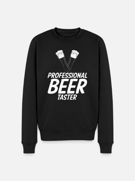 Biertrinker Bier Geschenke - Männer Premium Bio Pullover - Schwarz