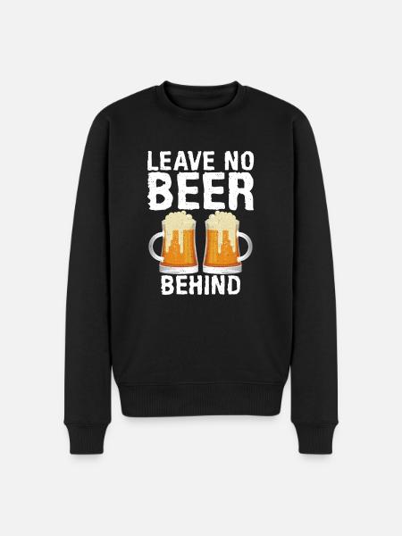 Beer Drinker Beer Gifts - Men's Premium Organic Jumper - black