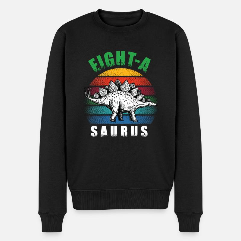 Eight-A Saurus - Pull Premium bio Homme - noir