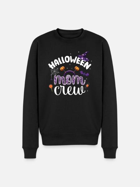 Halloween Mom Crew - Men's Premium Organic Jumper - black