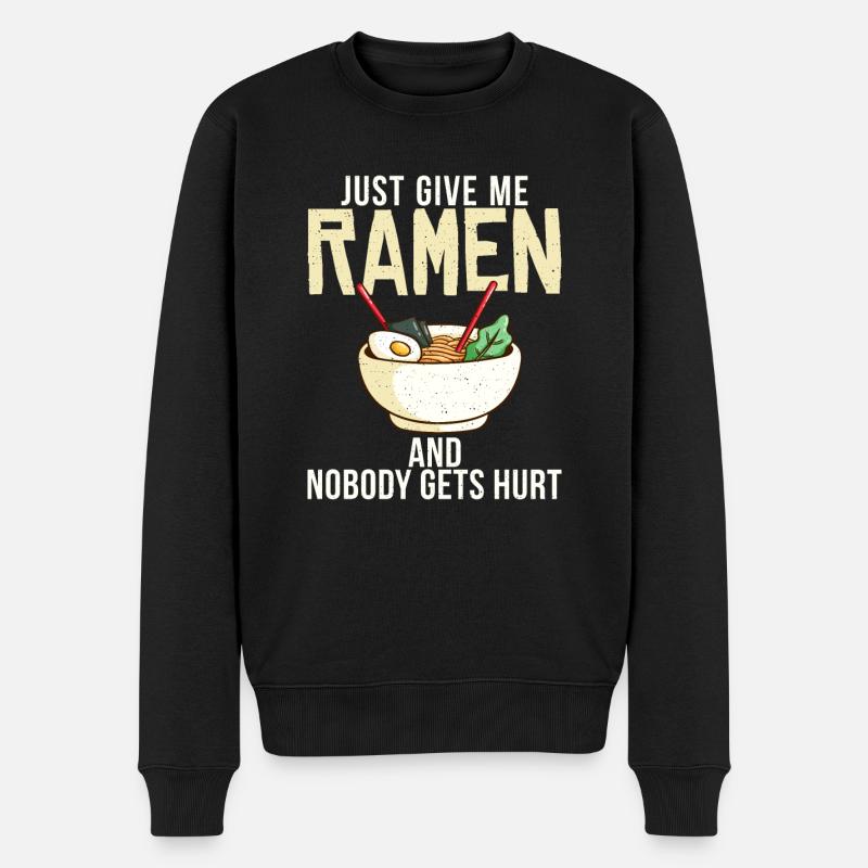 Ramen Lover - Men's Premium Organic Jumper - black