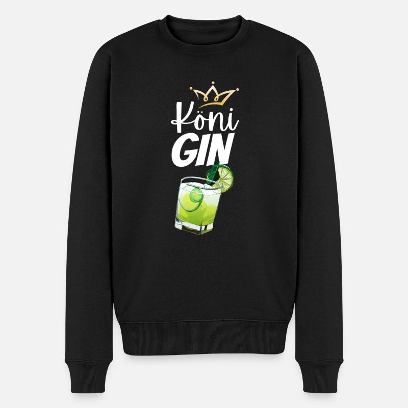 Köni Gin - Pull Premium bio Homme - noir