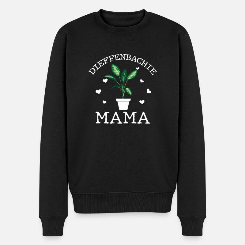 Dieffenbachia Mama - Pull Premium bio Homme - noir