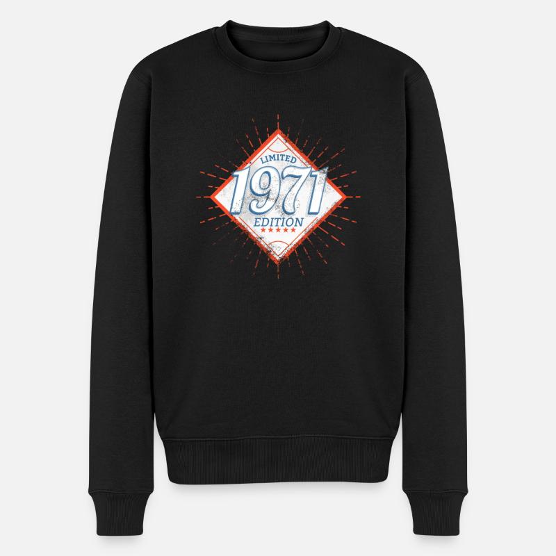 Edition Limitée 1971 Millésime - Pull Premium bio Homme - noir