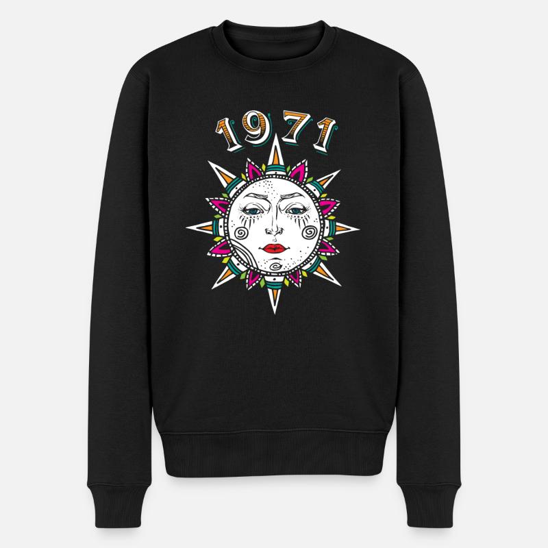 1971 Sonnengesicht - Pull Premium bio Homme - noir