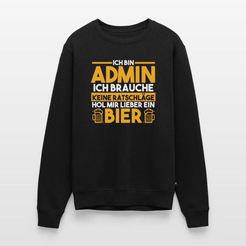 Informatiker Programmierer Admin Bier Administrato Männer Premium Bio Pullover