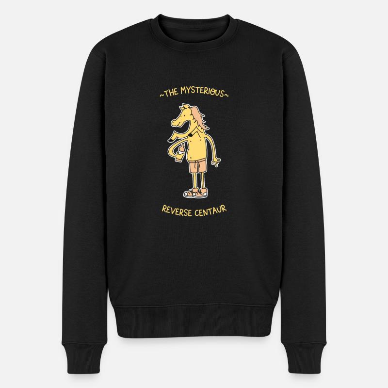 The Mysterious Reverse Centaur - Männer Premium Bio Pullover - Schwarz