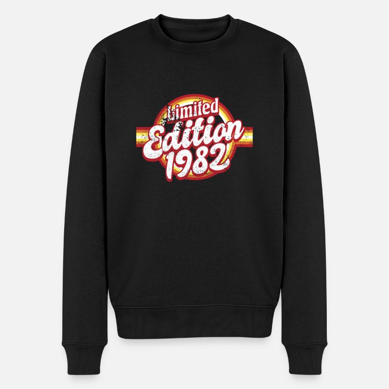 Edition Limitée Millésime 1982 - Pull Premium bio Homme - noir