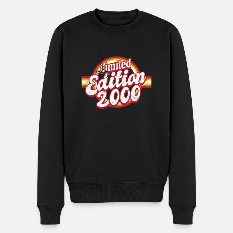 Edition Limitée 2000 Millésime - Pull Premium bio Homme - noir