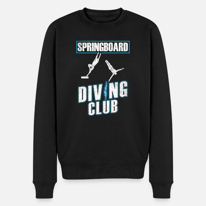 Turmspringen Turmspringer Verein - Männer Premium Bio Pullover - Schwarz