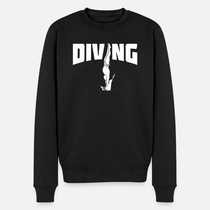 Plongeurs plongeurs - Pull Premium bio Homme - noir