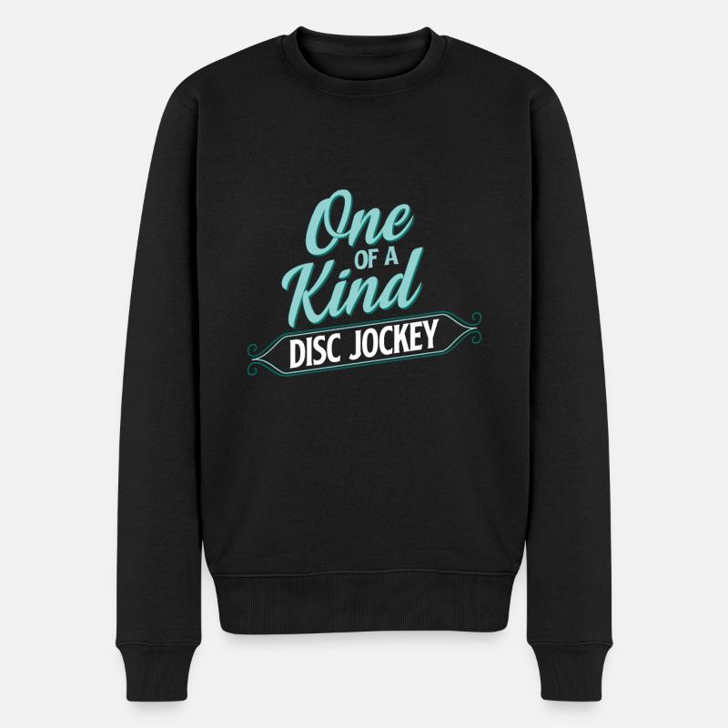 DJ Unique Disc Jockey - Pull Premium bio Homme - noir