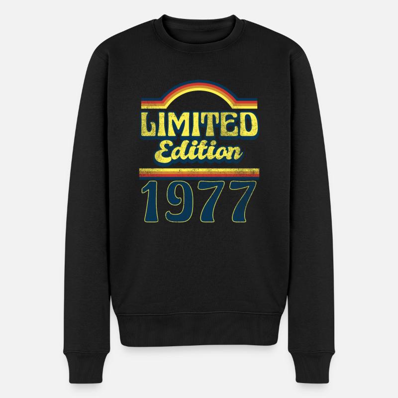 Edition Limitée 1977 Millésime - Pull Premium bio Homme - noir