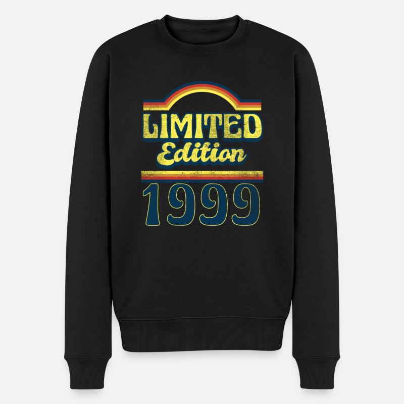 Edition Limitée Millésime 1999 - Pull Premium bio Homme - noir