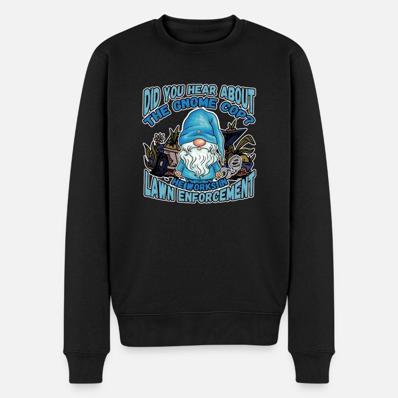 Zwerge - Männer Premium Bio Pullover - Schwarz