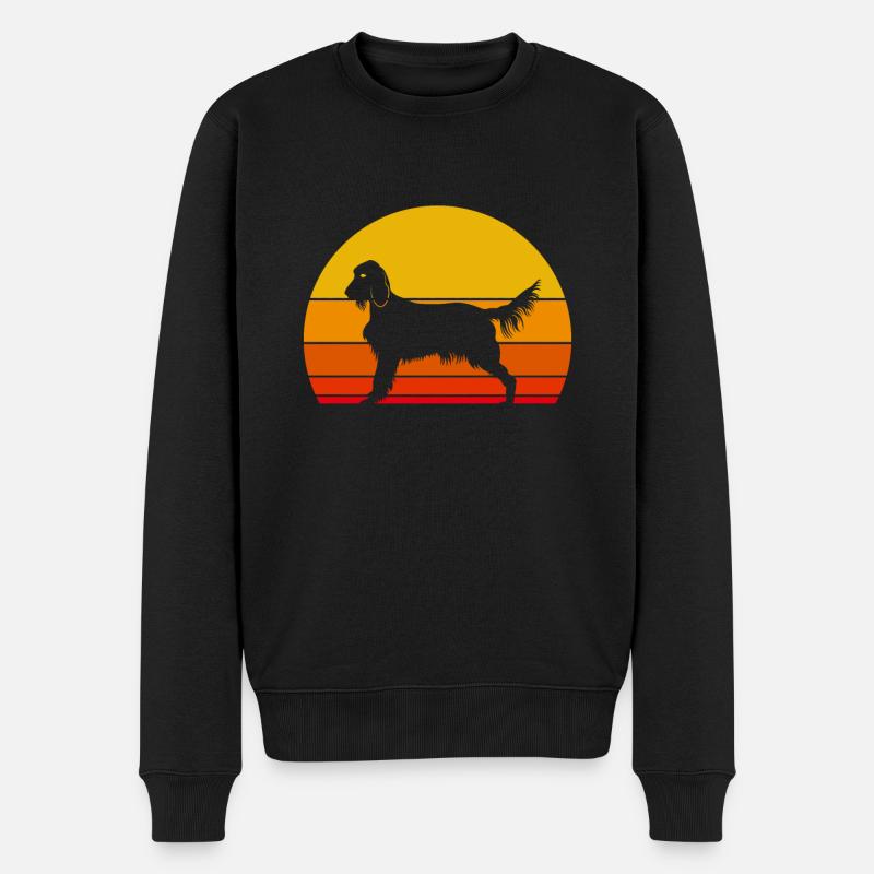 Setter irlandais - Pull Premium bio Homme - noir