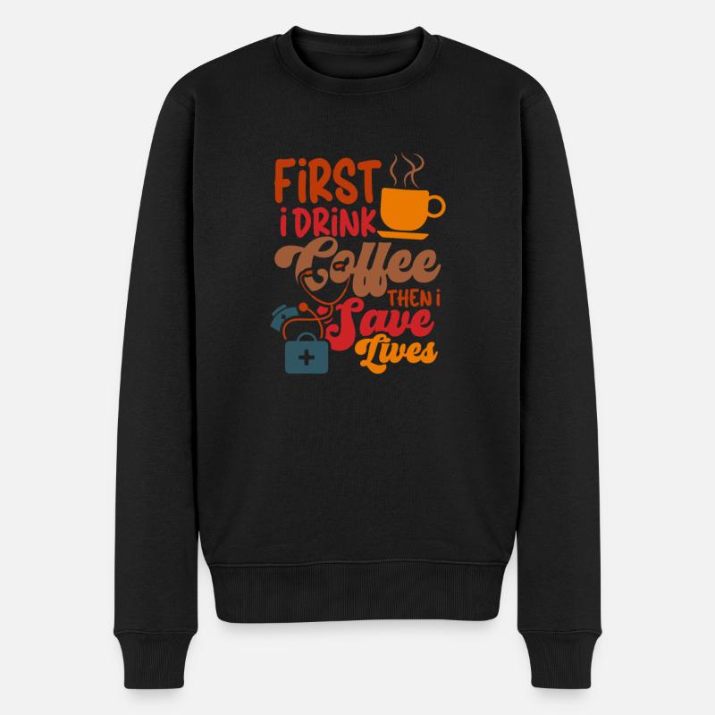 Infirmière Infirmière Clinique Paramédicale - Pull Premium bio Homme - noir