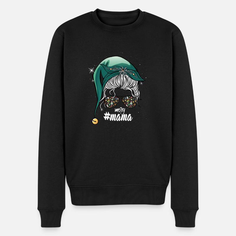 Joyeux Noël Mère beaux cadeaux - Pull Premium bio Homme - noir
