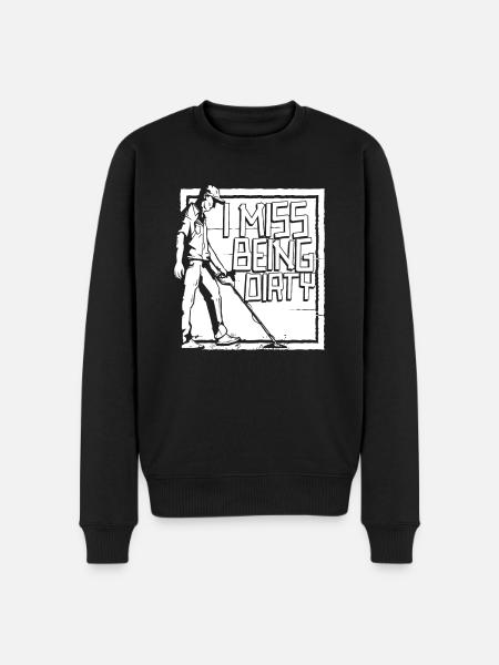 Prospectors Digging Treasure - Men's Premium Organic Jumper - black