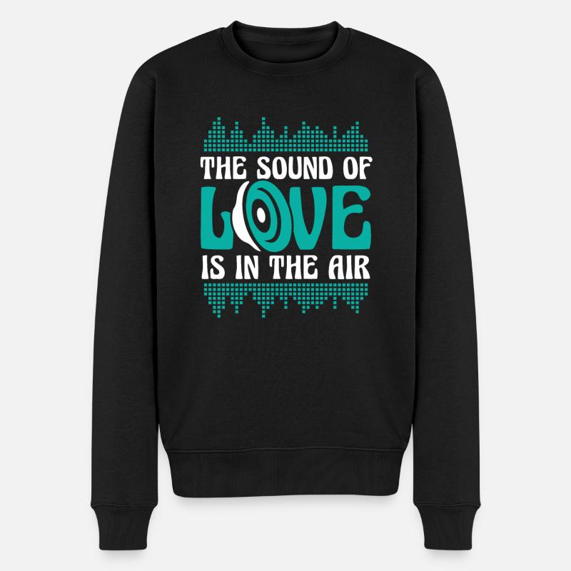 Sound Engineer Sound Engineer Husband - Men's Premium Organic Jumper - black