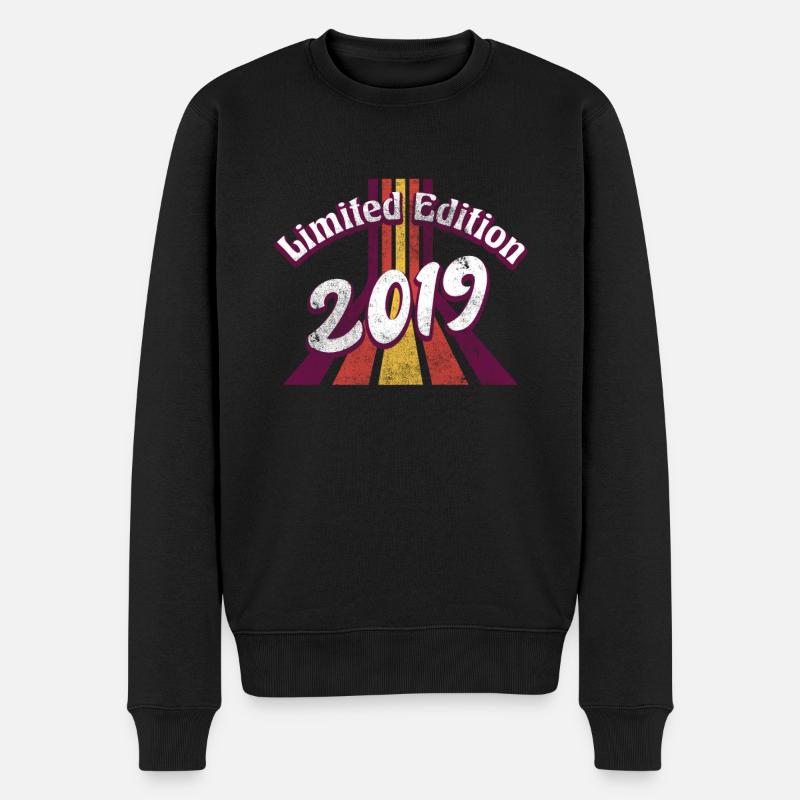 Édition Limitée Millésime 2019 - Pull Premium bio Homme - noir