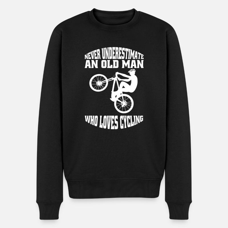 Vélo Cyclisme Cyclisme VTT - Pull Premium bio Homme - noir