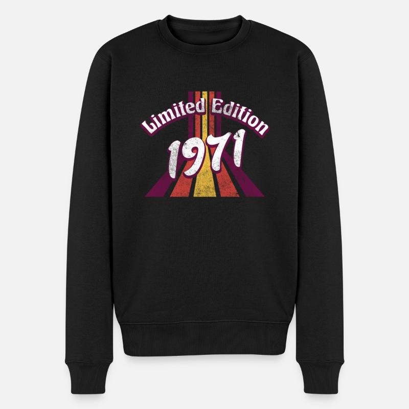 Edition Limitée 1971 Millésime - Pull Premium bio Homme - noir