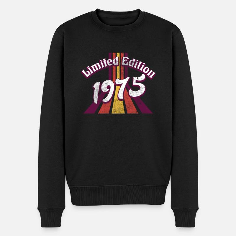 Edition Limitée 1975 Millésime - Pull Premium bio Homme - noir
