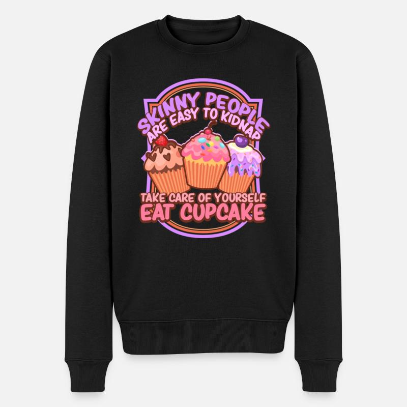 Cupcakes Baking Cupcake Bakery Propriétaire - Pull Premium bio Homme - noir