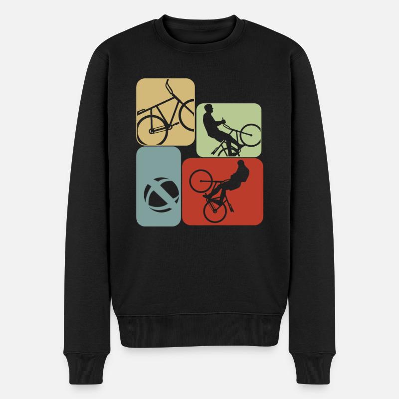Radball Rétro Radballer - Pull Premium bio Homme - noir