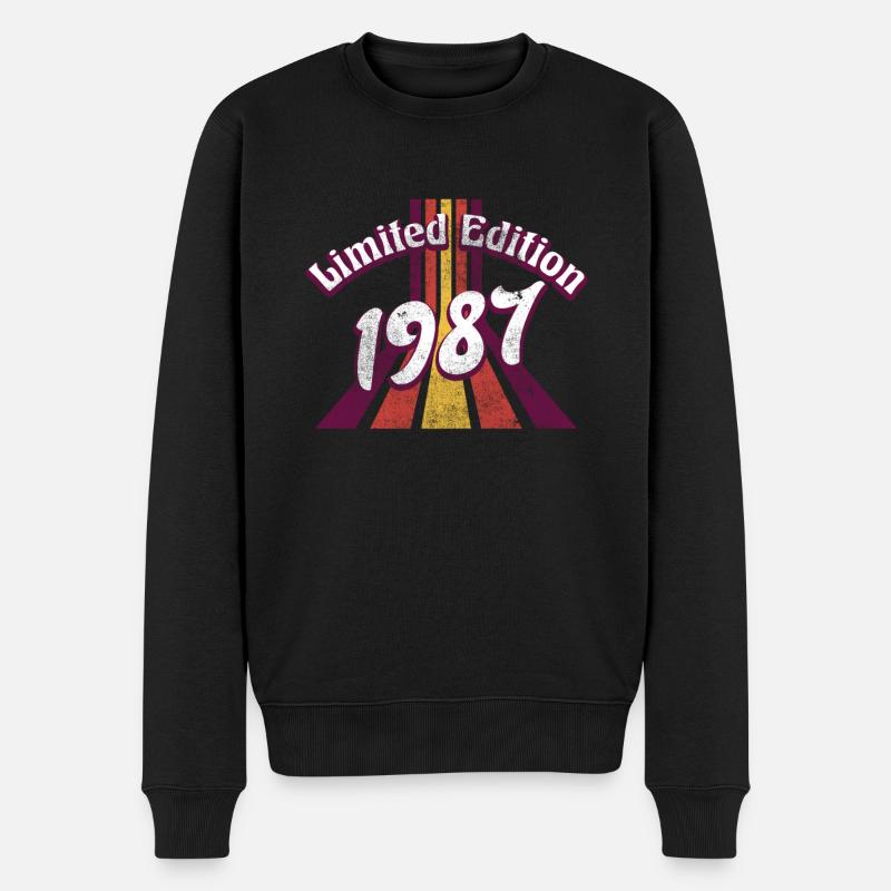 Edition Limitée Millésime 1987 - Pull Premium bio Homme - noir