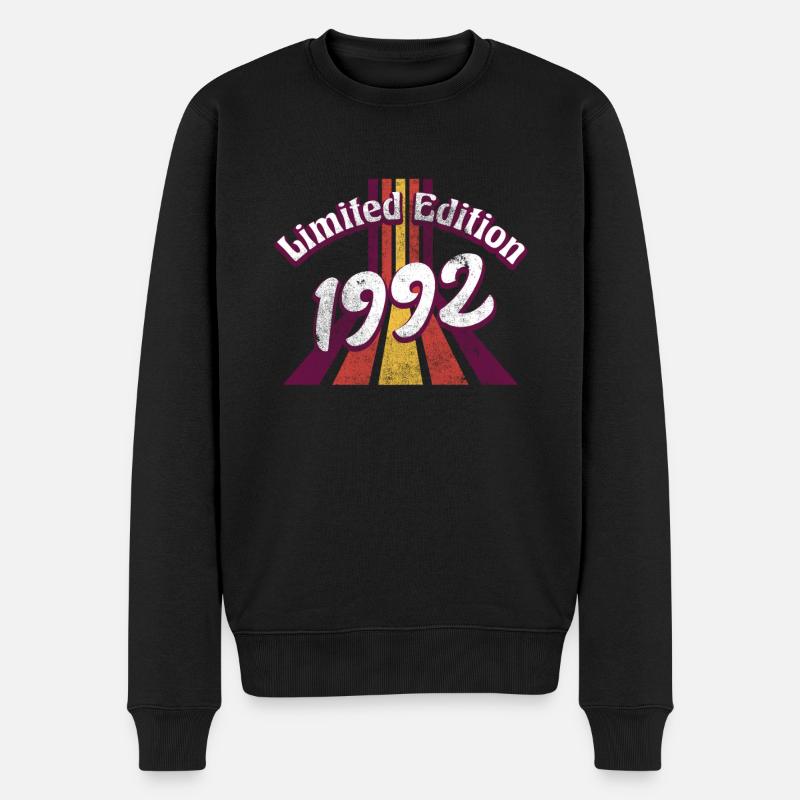 Edition Limitée Millésime 1992 - Pull Premium bio Homme - noir