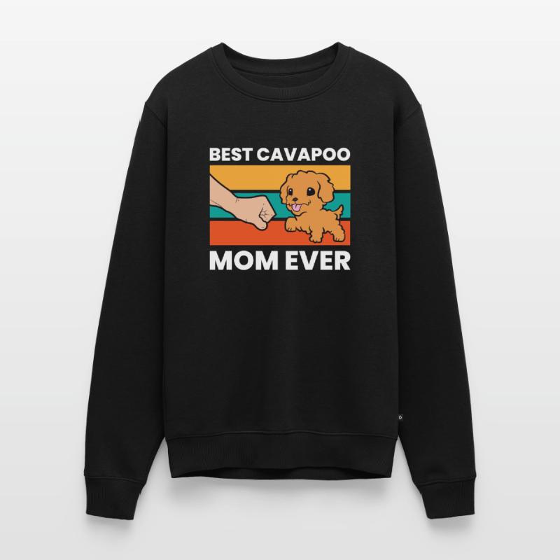 Cavapoo Dog Mama Cavoodle Best Cavapoo Mom Ever Men's Premium Organic Jumper