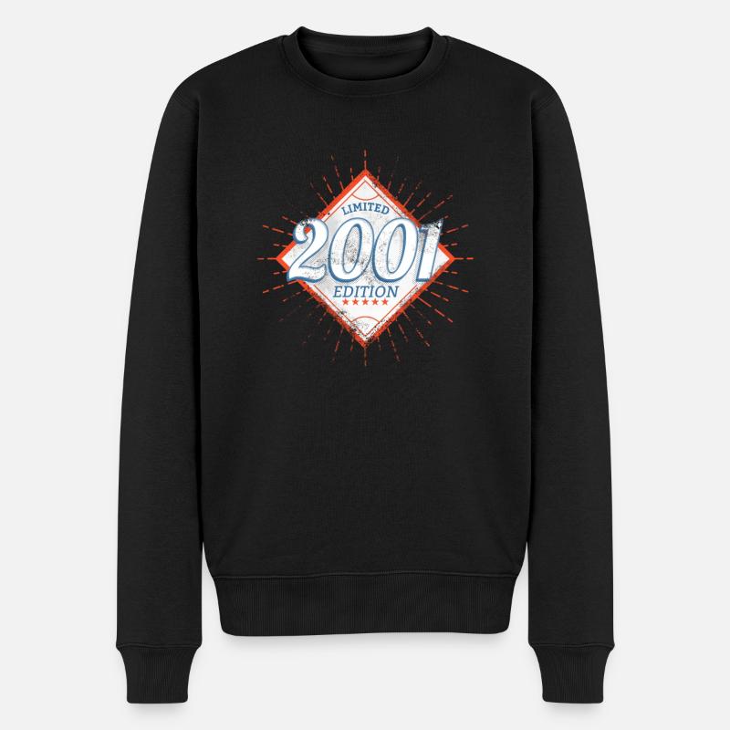 Edition Limitée 2001 Millésime - Pull Premium bio Homme - noir