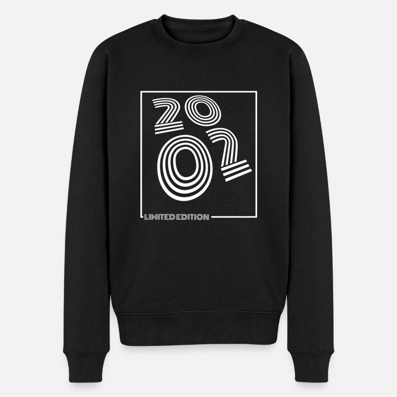 2002 Édition Zèbre Limitée - Pull Premium bio Homme - noir