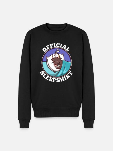 Official sleepshirt Taurus - Männer Premium Bio Pullover - Schwarz