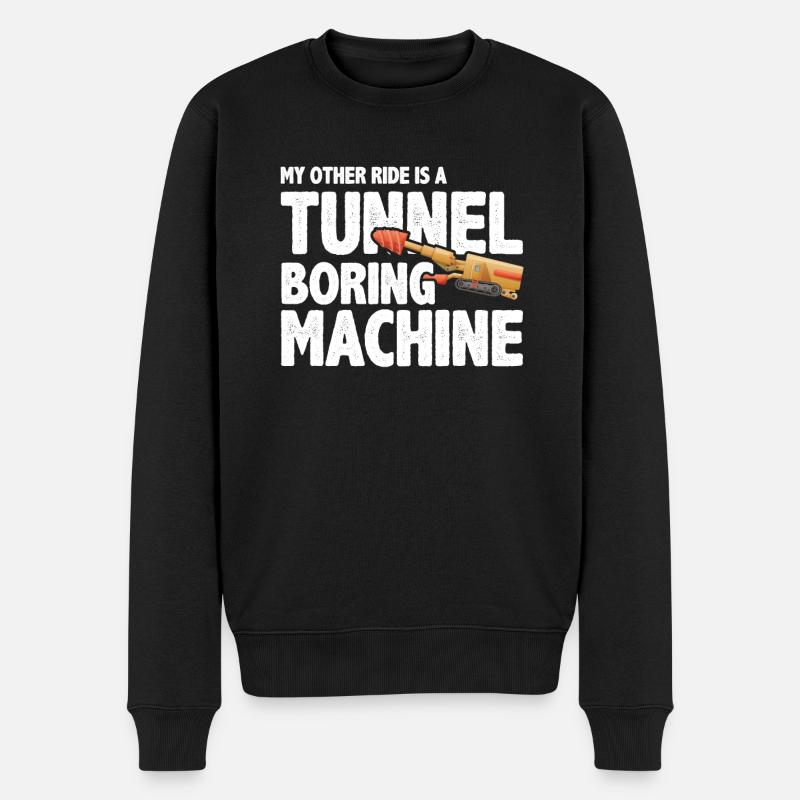 Engineer Tunnel Mining Engineer - Men's Premium Organic Jumper - black