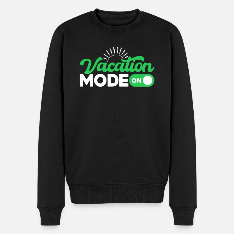 Mode vacances activé - Pull Premium bio Homme - noir