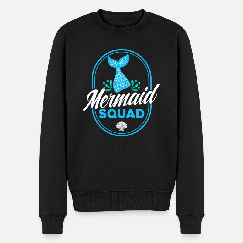 Escouade de sirènes - Pull Premium bio Homme - noir