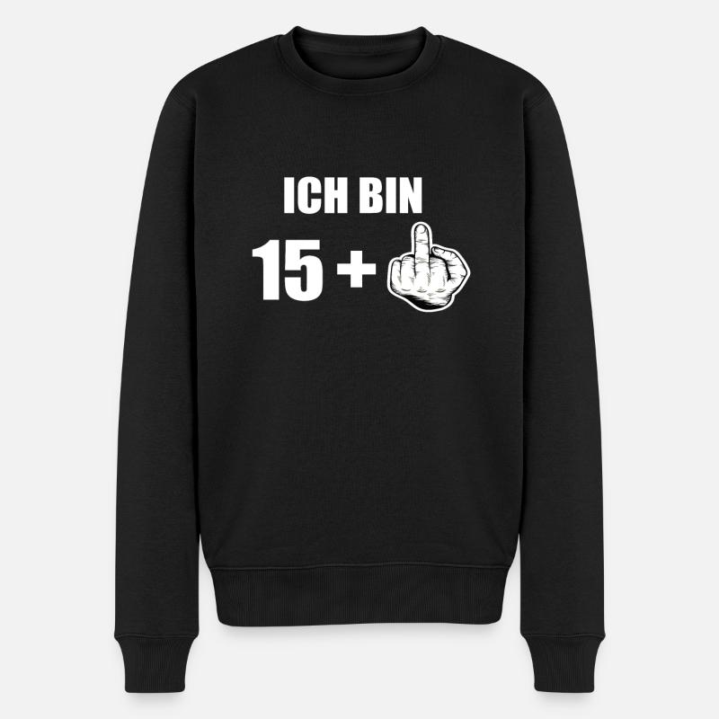 16e anniversaire - Pull Premium bio Homme - noir