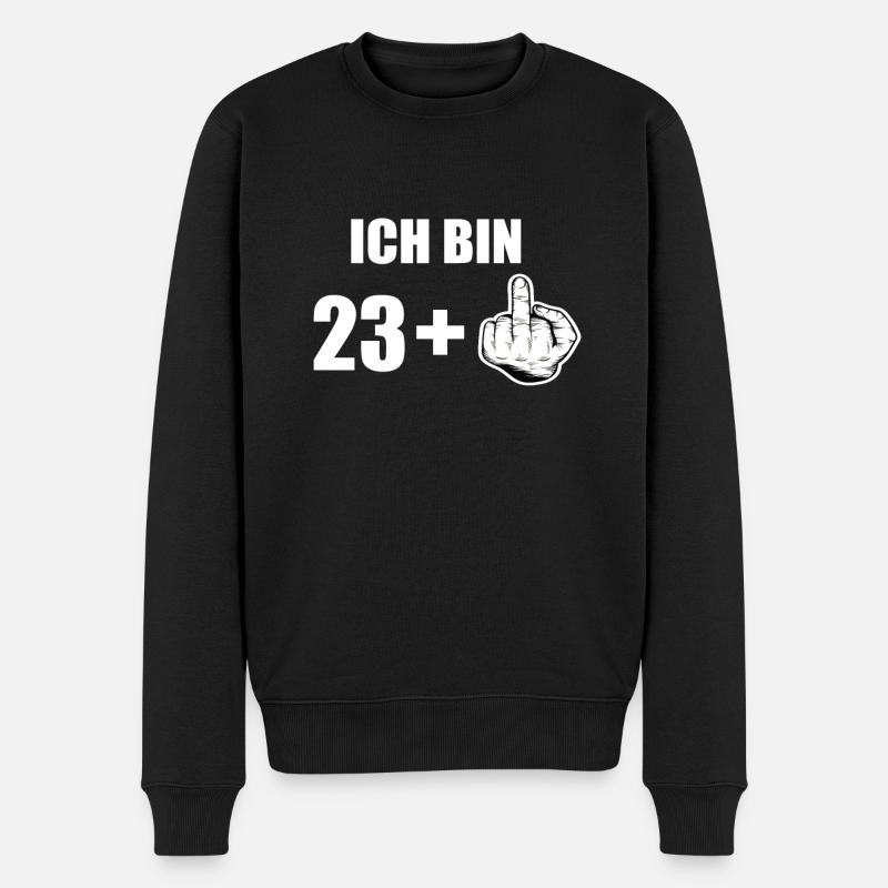 24 Geburtstag - Männer Premium Bio Pullover - Schwarz