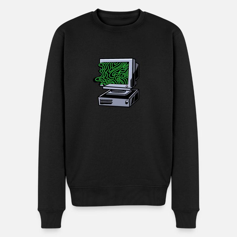 Entwickler Coder Programmierer - Männer Premium Bio Pullover - Schwarz