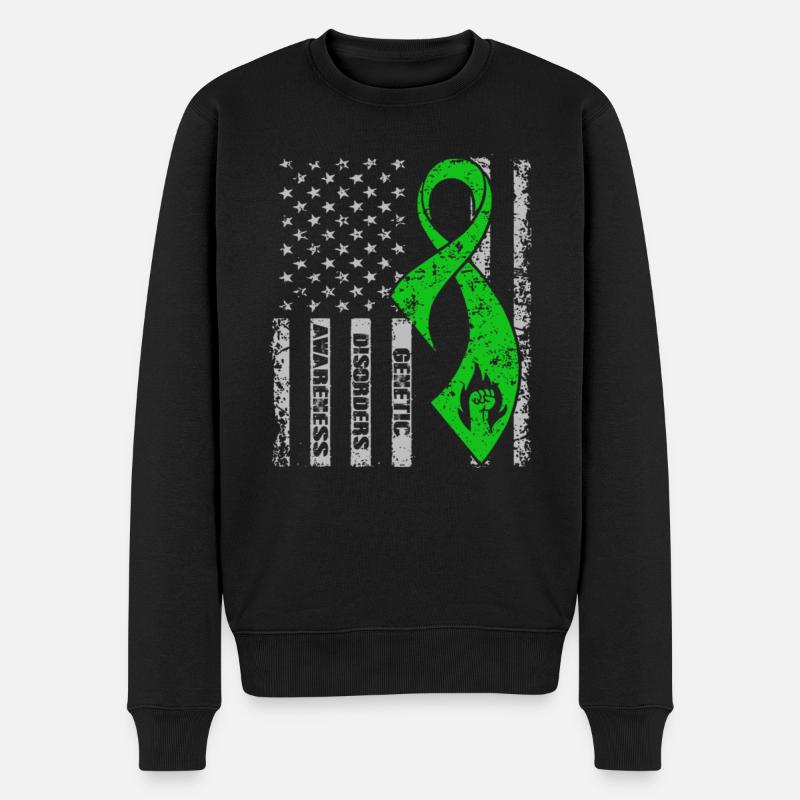 Genetic Disorders Awareness - Männer Premium Bio Pullover - Schwarz