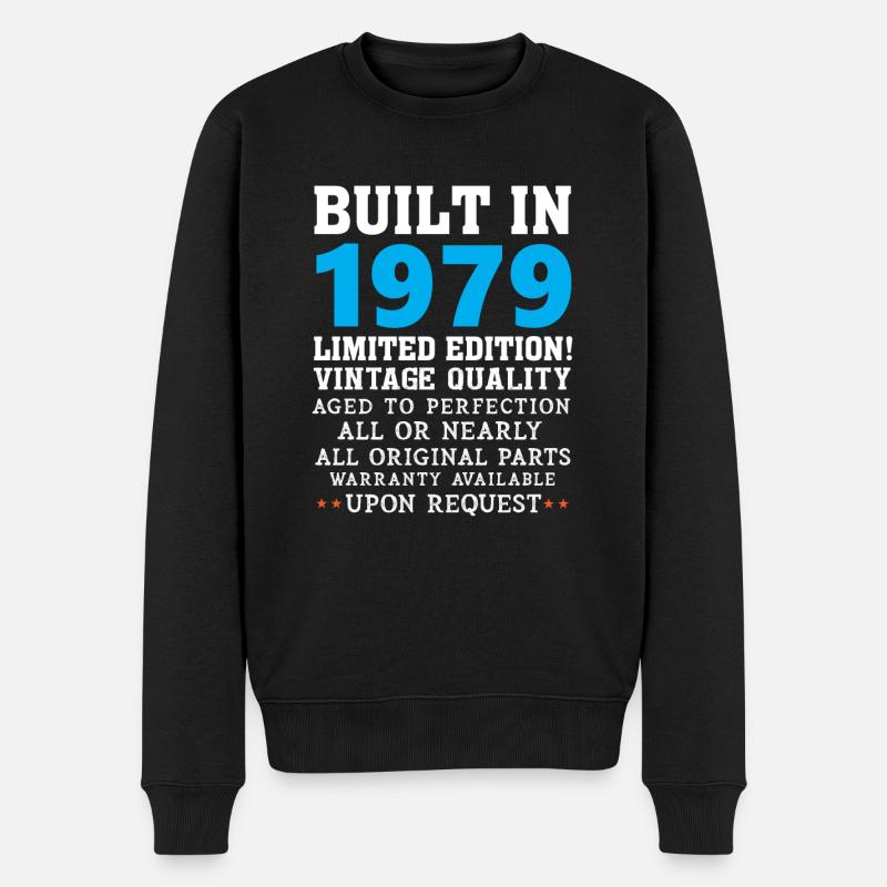 Construit en 1979 - Pull Premium bio Homme - noir