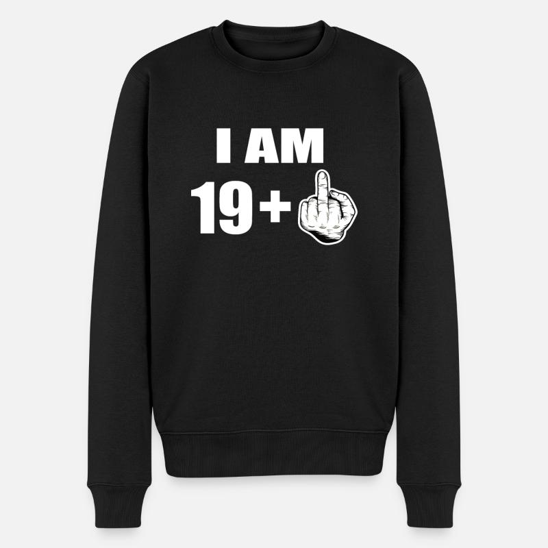 20e anniversaire - Pull Premium bio Homme - noir