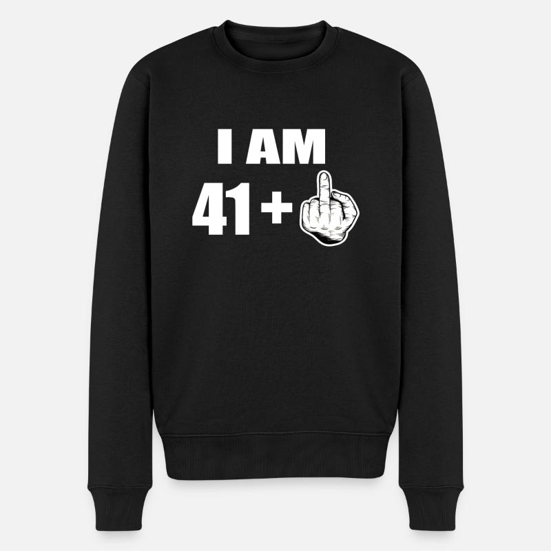 42e anniversaire - Pull Premium bio Homme - noir